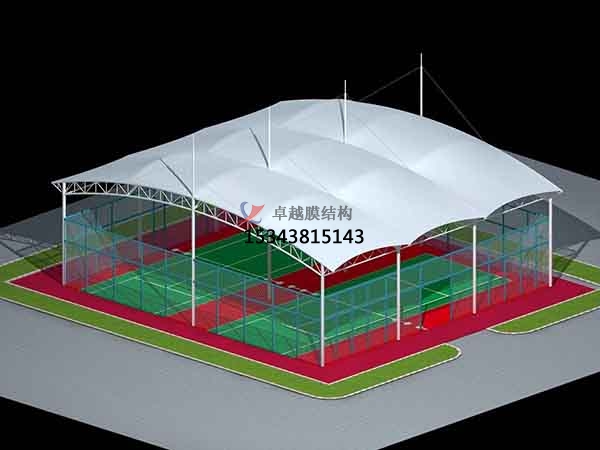 朝陽(yáng)市籃球場(chǎng)膜結(jié)構(gòu)罩棚【設(shè)計(jì)施工】